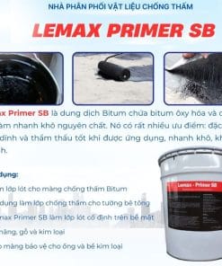 Lemax Primer SB Lớp Lót Màng Khò Bitum