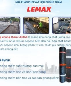 màng chống thấm bitum lemax ý