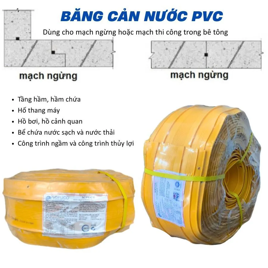 Băng Cản Nước PVC - Sofuco