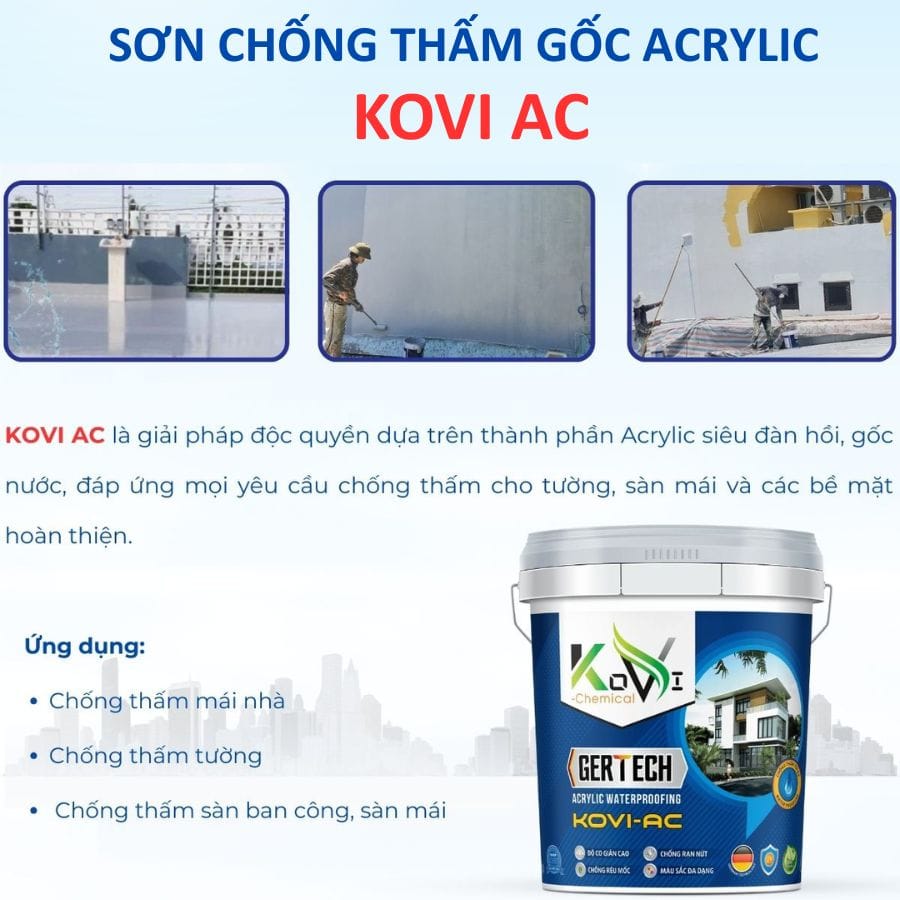 Chống thấm gốc acrylic Kovi AC
