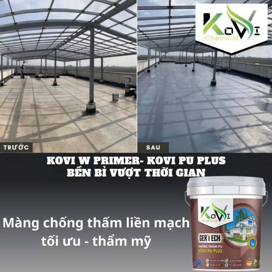Màng chống thấm PU Kovi PU Plus