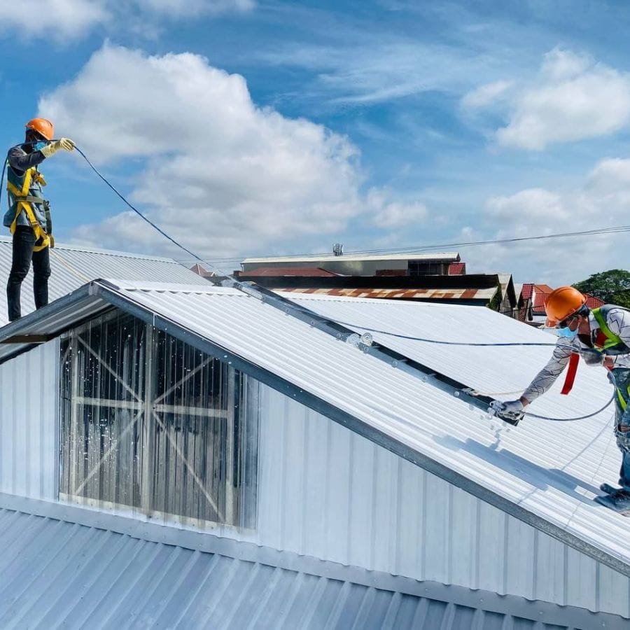 Sơn cách nhiệt mái tôn Kovi Anti Heat